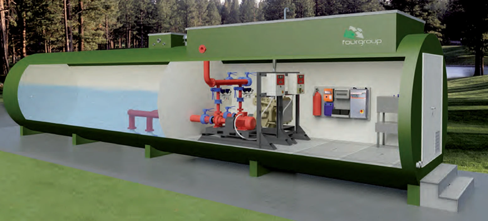 Fourgroup Sustavi s uključenim spremnikom vode (za vanjsku instalaciju)