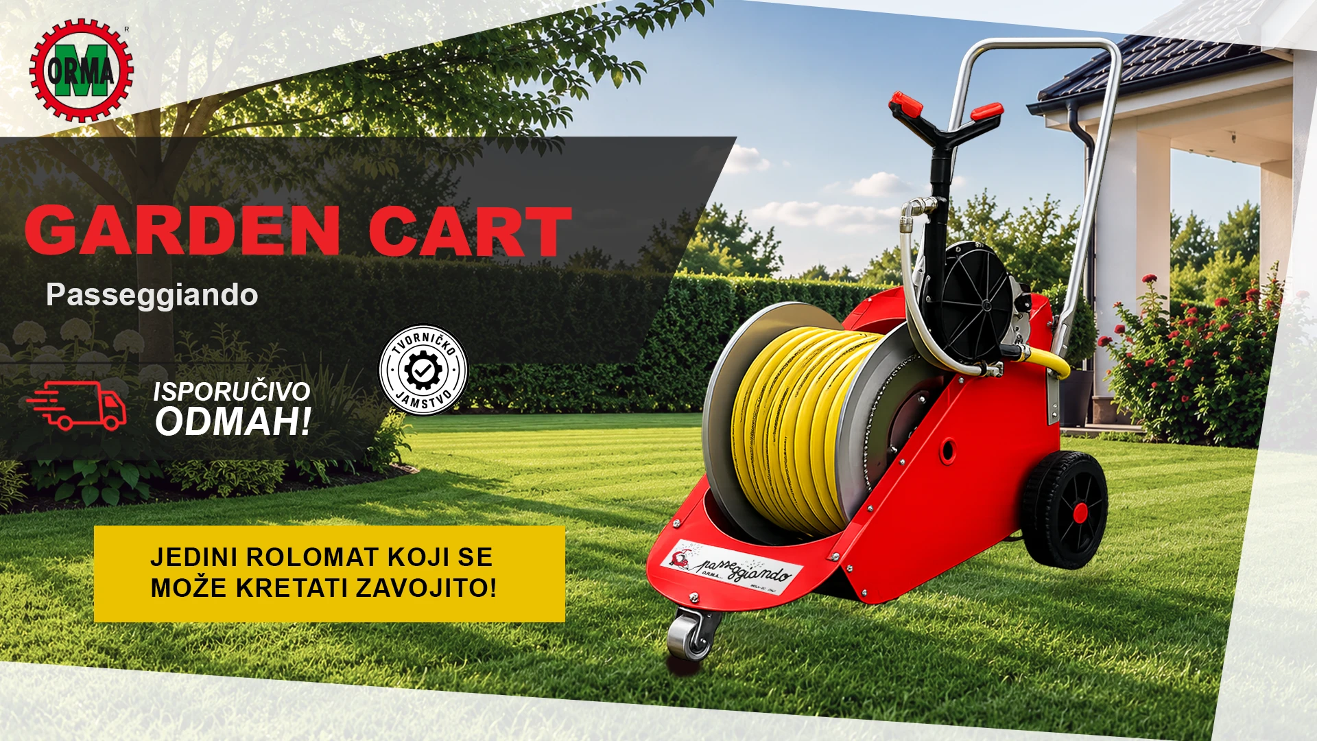GARDEN-CART Passeggiando rolomat za navodnjavanje - promotivna ponuda